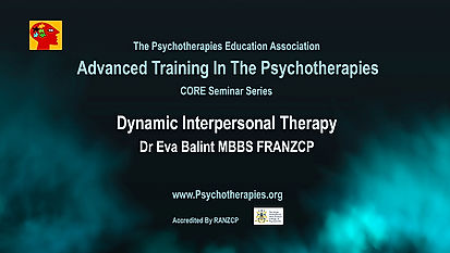 Dynamic Interpersonal Therapy_Dr Eva Balint